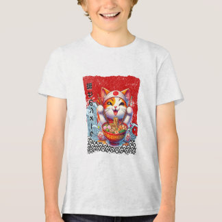 Lucky Cat Noodle Love Tri-Blend Shirt