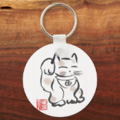 Lucky Cat Sleutelhanger (Voorkant)