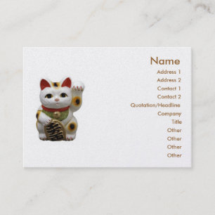 Lucky Cat Visitekaartje