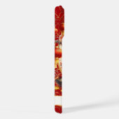 Lucky Cat With Gold Coins On Red Monogrammed (Côté droit)