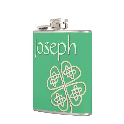 Lucky Celtic Clover Liquor Flask Heupfles (Links)