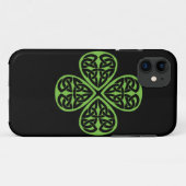 Lucky Celtic Design 4 leaf shamrock iphone4 Case-Mate iPhone Case (Achterkant (horizontaal))