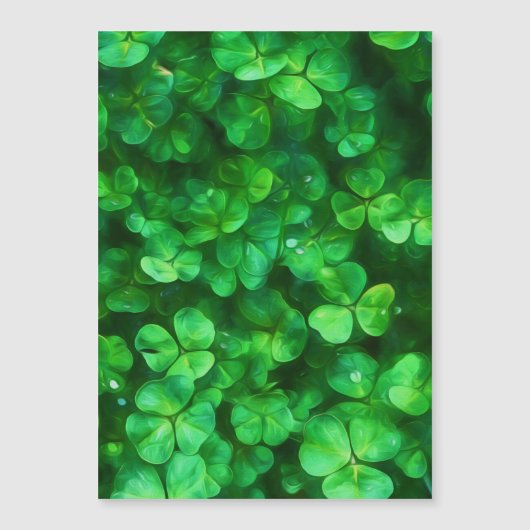 Lucky Celtic Irish Green Shamrocks (Voorkant)
