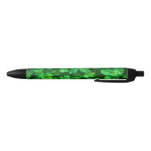 Lucky Celtic Irish Green Shamrocks Zwarte Inkt Pen (Bodem)