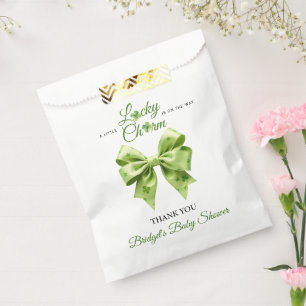 Lucky Charm Bedankt Irish Clover baby shower Bedankzakje