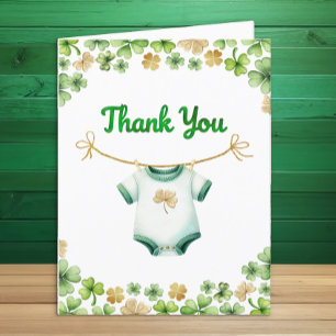 Lucky Charm Carte de remerciements de Baby shower 