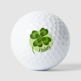 Lucky Charm Clover  Gepersonaliseerd Goed Luck Golfballen