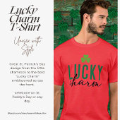 Lucky Charm et Shamrock Unisex T-shirt