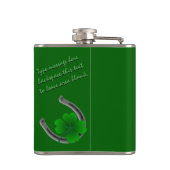 Lucky Charm Flask St. Patrick's Luck Drink Flask Heupfles (Achterkant)