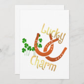 Lucky Charm Flat Kaart (Voorkant / Achterkant)