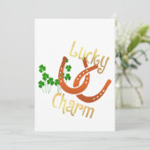 Lucky Charm Flat Kaart (Staand voorkant)