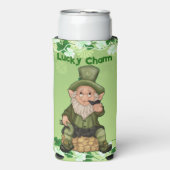Lucky Charm Fun Leprechaun Pot of Gold Irish Beer (Seltzer Voorkant)