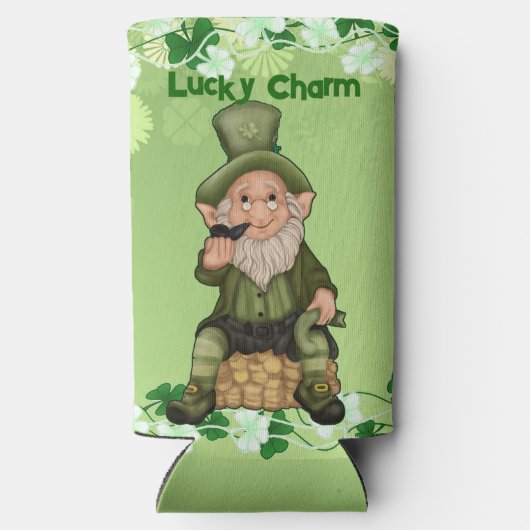 Lucky Charm Fun Leprechaun Pot of Gold Irish Beer (Achterkant)