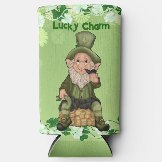 Lucky Charm Fun Leprechaun Pot of Gold Irish Beer (Voorkant)