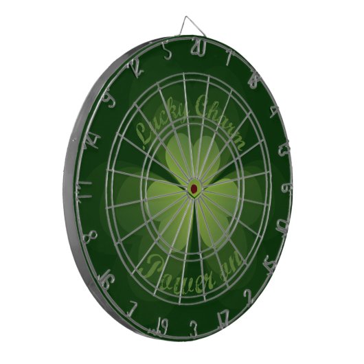 Lucky Charm ingeschakeld Dartbord (Voorkant Links)