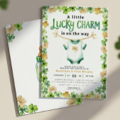 Lucky Charm Irish Baby shower Invitation