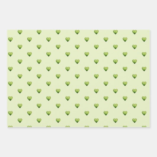 Lucky Charm Irish Baby shower Wrapping Sheets Inpakpapier Vel (Voorkant 2)