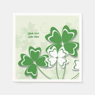 Lucky charm Irish clover shamrock St. Patrick's Servet