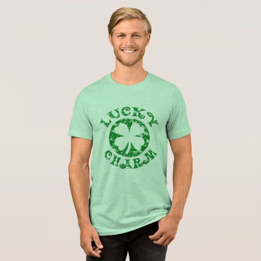 Lucky Charm Irish St. Patricks Day T-shirt (Voorkant volledig)