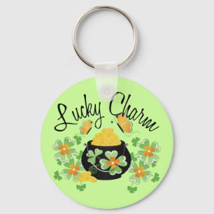 Lucky Charm Pot of Gold Sleutelhanger