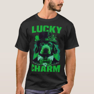 Lucky Charm Saint Patrick's Hond Graphic T-shirt