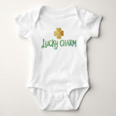 Lucky Charm St. Patrick's Baby Bodysuit (Voorkant)