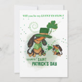 Lucky Charm St. Patrick's Day Feestdagenkaart (Voorkant)