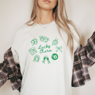 Lucky Charm St Patricks Day Lucky Clover T-shirt
