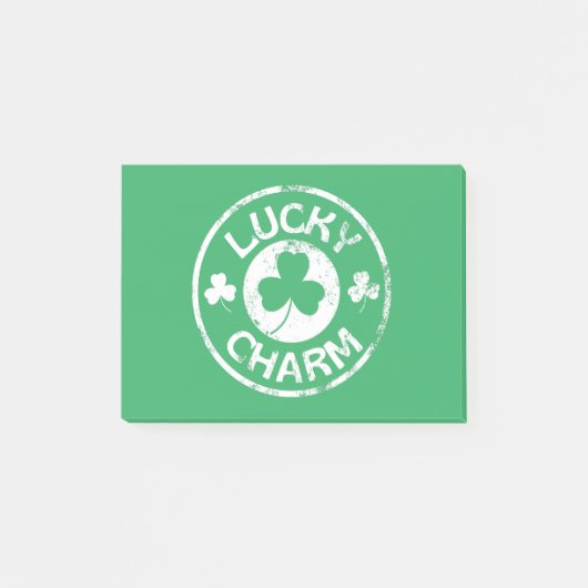 Lucky Charm  St Patrick's Day Post-it® Notes (Voorkant)