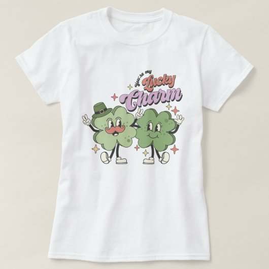 Lucky Charm T-Shirt , Luck Shirt , St Patricks Day (Design voorkant)