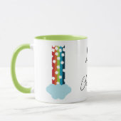 Lucky & Charming Rainbow 4-Leaf Clover Minimalist Mok (Links)