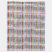 Lucky Charms Fleece Deken (Voorkant)