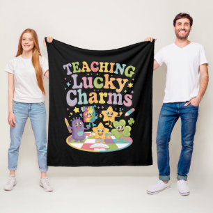 Lucky Charms onderwijzen aan leraar St. Patrick's  Fleece Deken