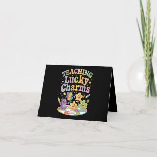 Lucky Charms onderwijzen Docent St. Patrick's Day Kaart