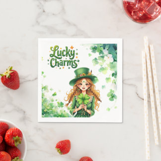 Lucky Charms St Patrick's Day Papieren servet