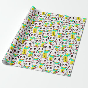 Lucky Chinese Cat Cadeaupapier