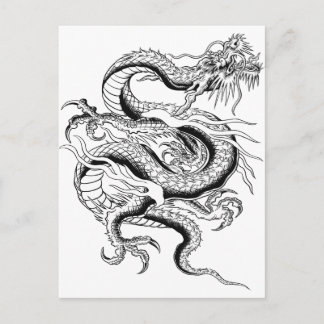 Lucky Chinese Dragon Briefkaart