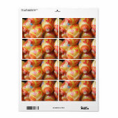 Lucky Chinese papierlantaarns Etiket (Full Sheet)
