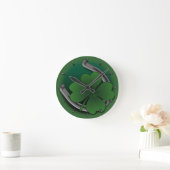 Lucky Clock St. Patrick's Lucky Charm Wall Clock Ronde Klok (Huis)
