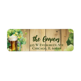 Lucky Clover | Bier | Retouradres Etiket