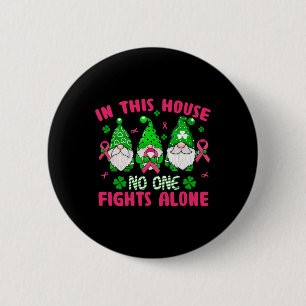 Lucky Clover Borstkanker Bewustzijn St Patrick's Ronde Button 5,7 Cm