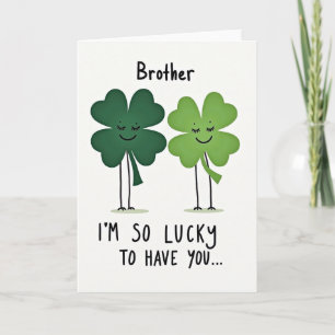 Lucky Clover Broeder Kaart