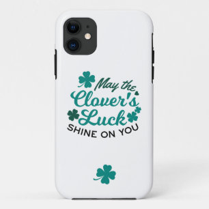 Lucky Clover Charm - May the Clover's Luck Shine iPhone 11 Hoesje