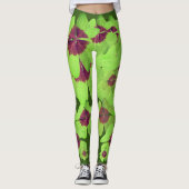 Lucky clover—compressie leggings (Voorkant)