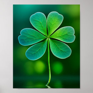 Lucky Clover Design voor St. Patrick's Day Poster