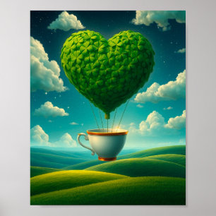 Lucky Clover Design voor St. Patrick's Day Poster