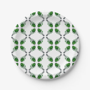 Lucky Clover 🍀 Een tijdloos symbool van geluk Papieren Bordje