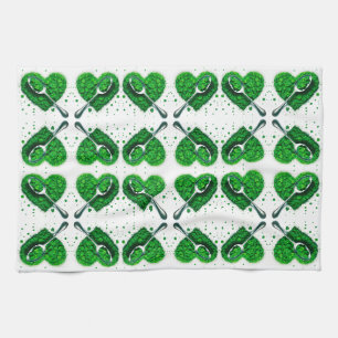 Lucky Clover 🍀 Een tijdloos symbool van geluk Theedoek