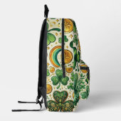 Lucky Clover en gouden munten Bedrukte Rugzak (Links)