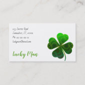 Lucky Clover | Floral Visitekaartje (Voorkant)